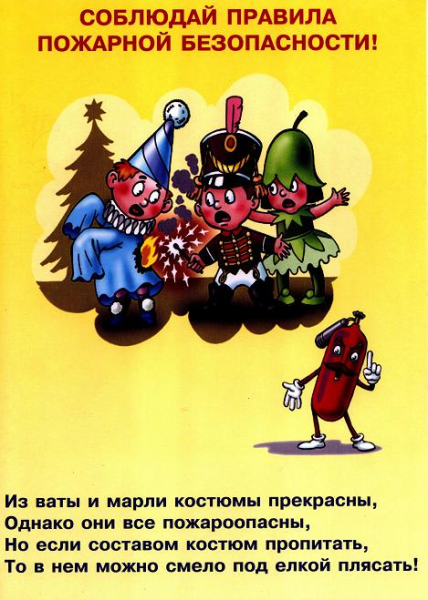 Меры безопасности в новогодние праздники