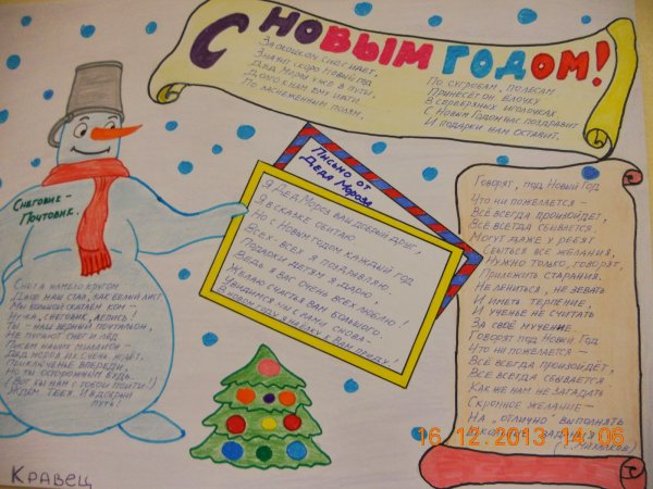 Идеи для новогоднего плаката