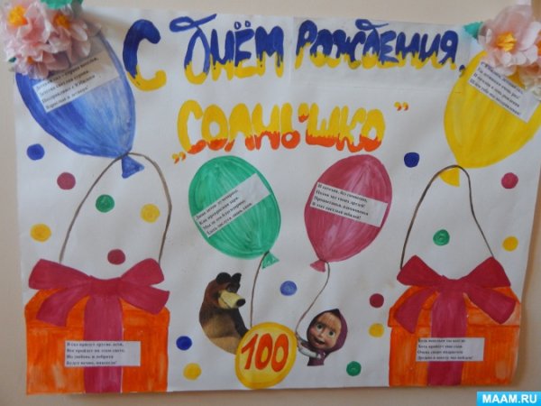 Плакат поздравление с юбилеем школы