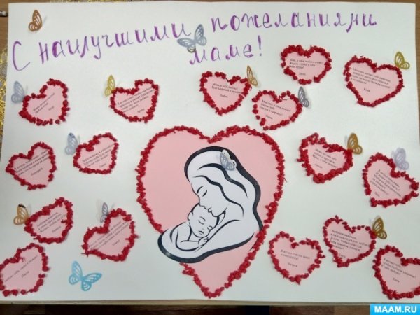 Плакат ко Дню матери