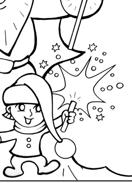 Новогодние рисунки для срисовки