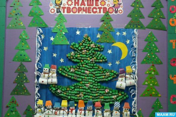 Новогодняя стенгазета объемная