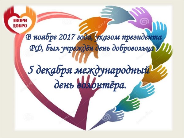 Международный день добровольцев