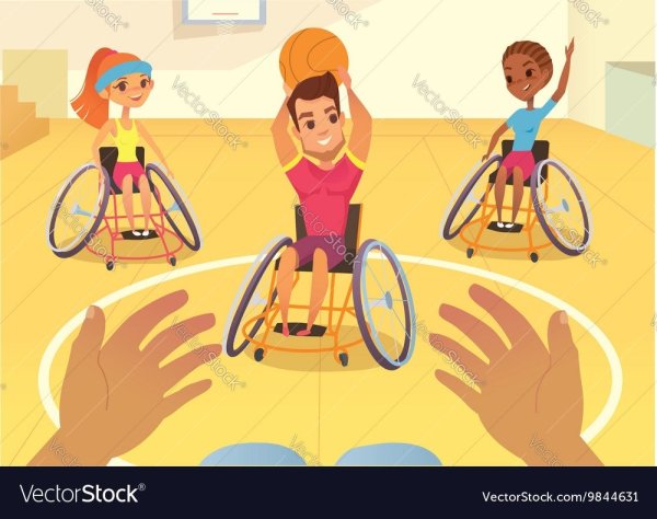 Нарисованные люди с ограниченными возможностями