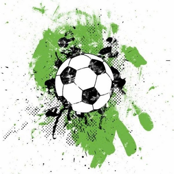 Футбольный мяч вектор