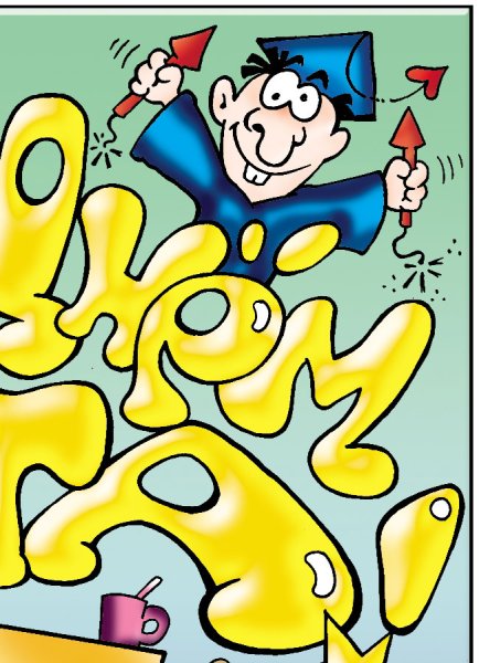 Плакат на день студента