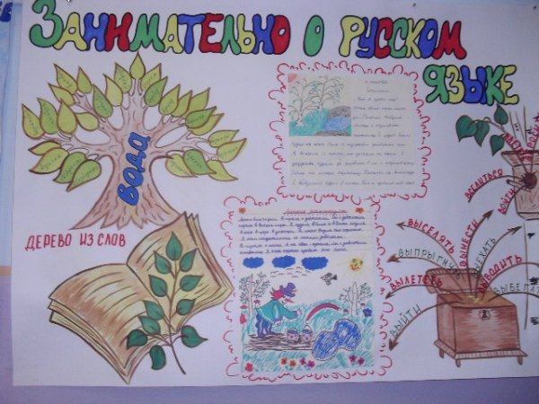 Стенгазета по русскому языку