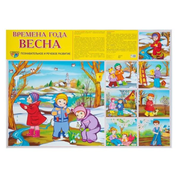 Плакат месяцы года