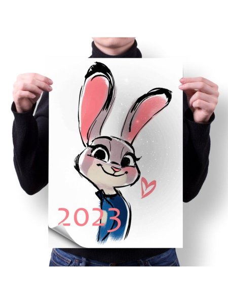 Новогодний зайчик для детей