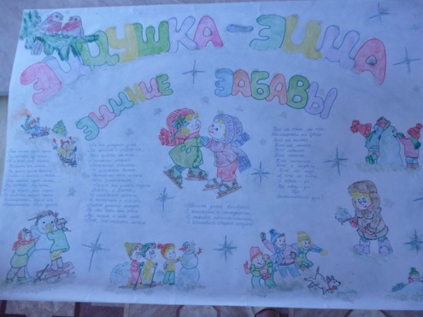 Плакат наш класс рисунок