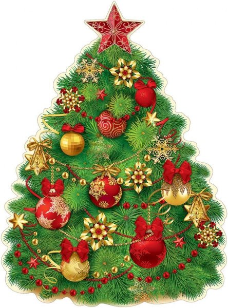 Плакат елочка