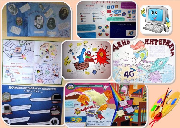 Плакат на тему компьютер