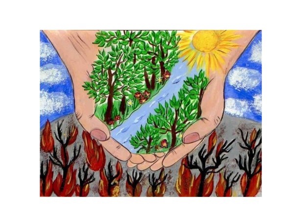 Рисунок на тему сохранение природы