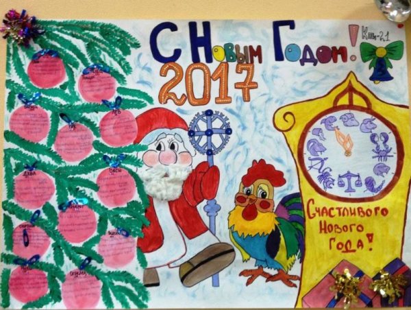 Стенгазета на новый год