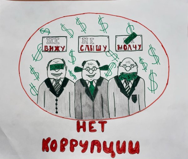 Рисунок ко Дню борьбы с коррупцией