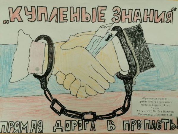 Международный день борьбы с коррупцией плакат