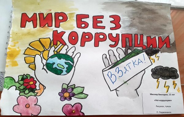 Плакат борьба с коррупцией