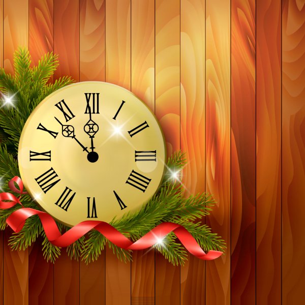 Новый год часы