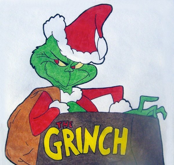 Стенгазета в стиле Гринча