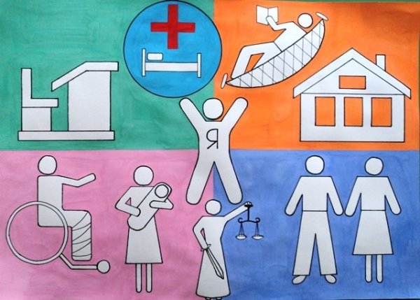 Рисунок на тему Конституция глазами детей