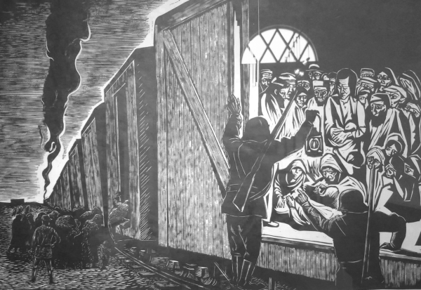 Рисунки узников концлагеря Освенцим