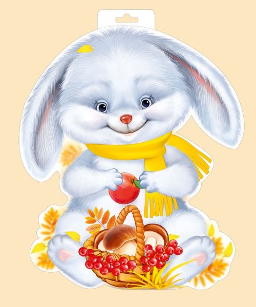 Зайка в корзинке