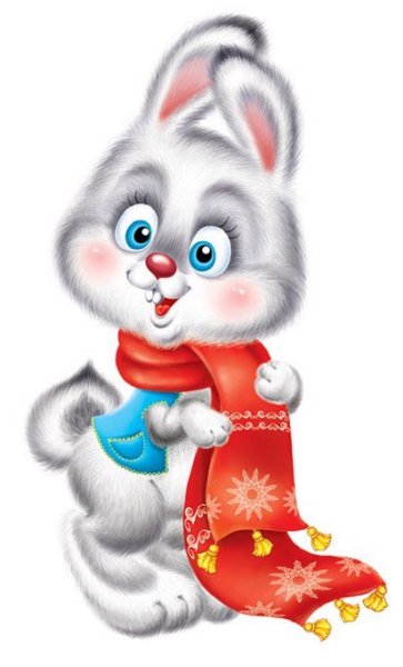 Новогодний зайчик для детей