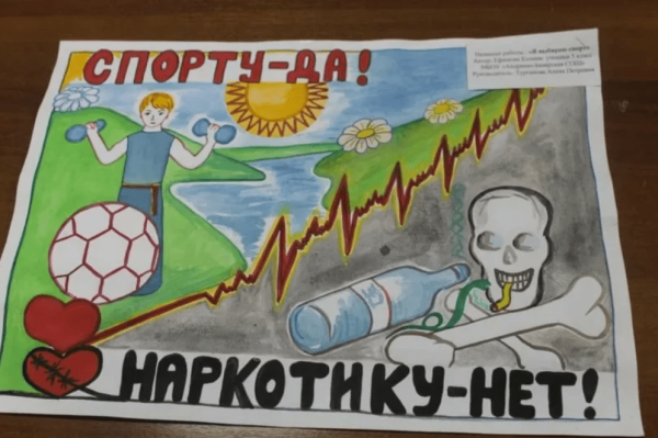 Плакат на тему вредные привычки