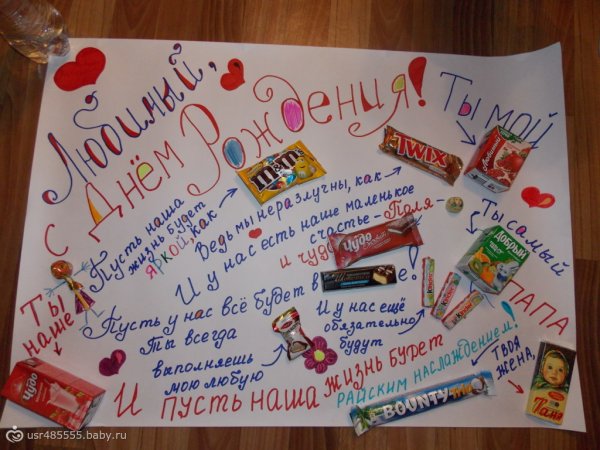 Оригинальные плакаты с поздравлениями