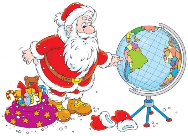 Дед Мороз шагает по планете