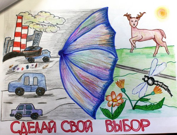 Плакат защита природы