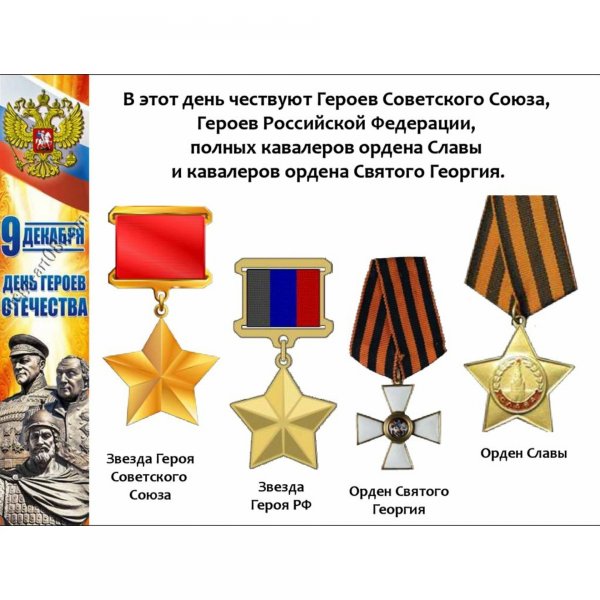 День героев Отечества 9 декабря