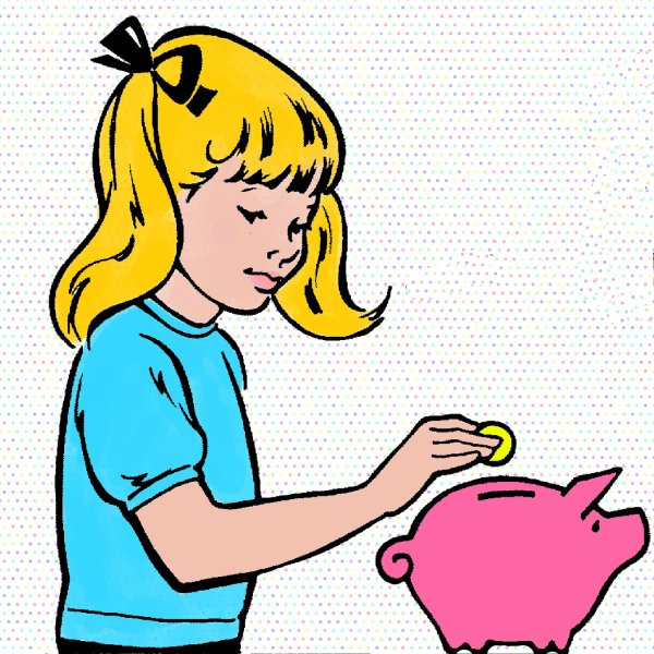 Рисунок на тему карманные деньги