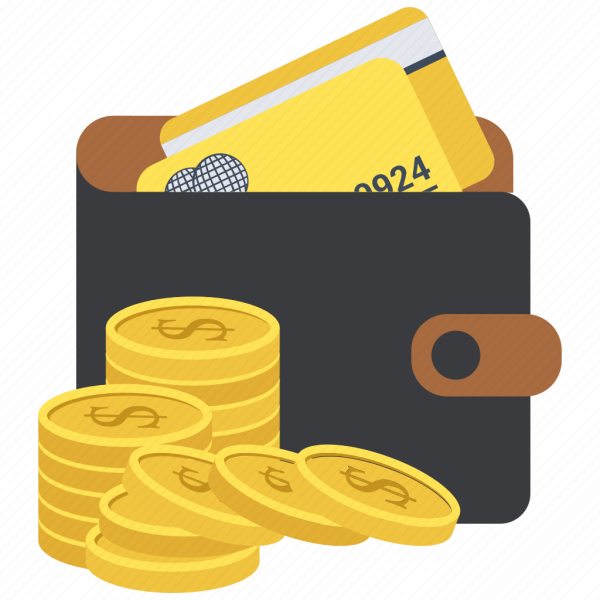 Человечек с мешком денег