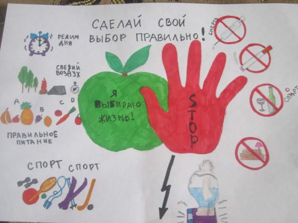 Рисунок на тему наркотики