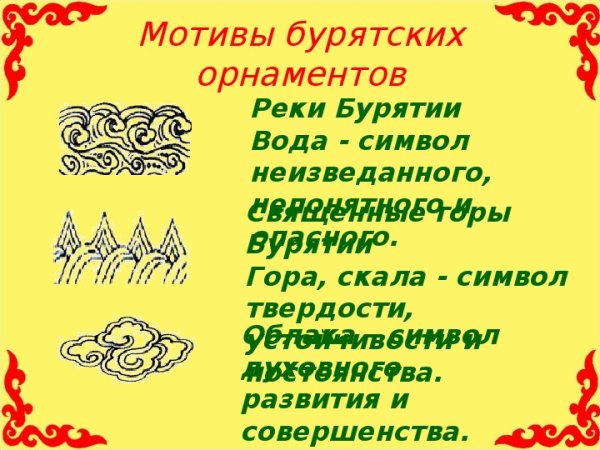 Традиционный Бурятский орнамент