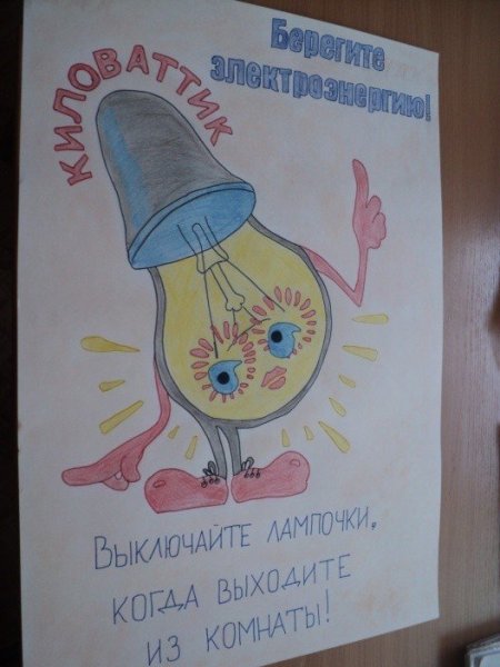 Рисунок на тему экономия электроэнергии