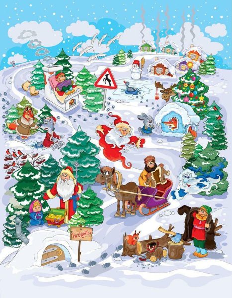 Зима в Простоквашино