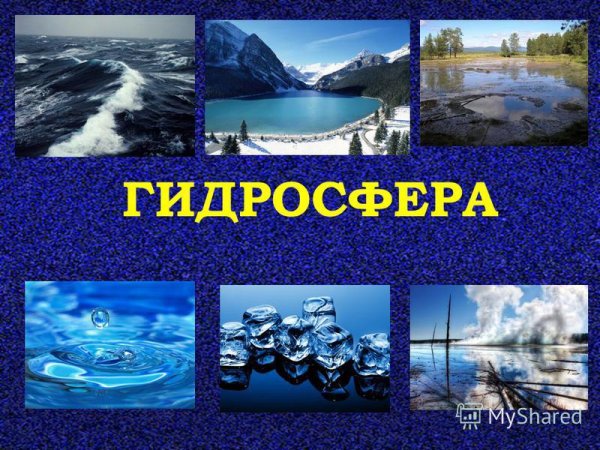 Гидросфера коллаж