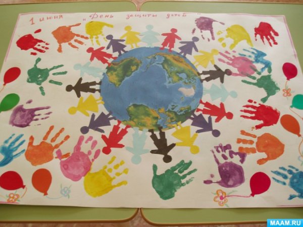 Детские плакаты ко Дню защиты детей