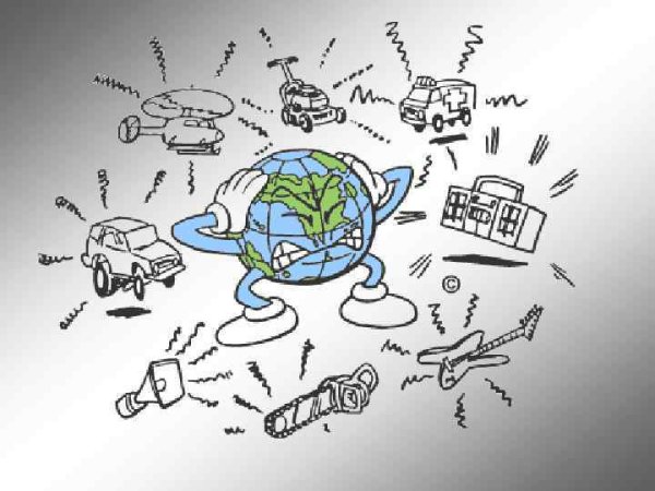 Рисунок на тему шум