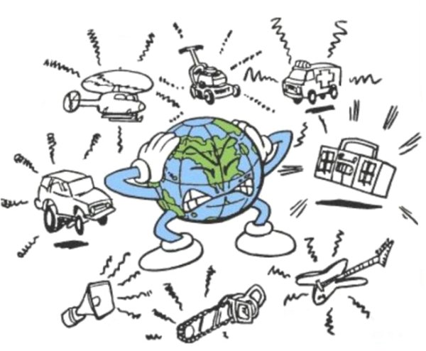 Иллюстрация с шумами