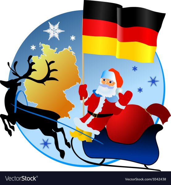 Новый год в Германии рисунок