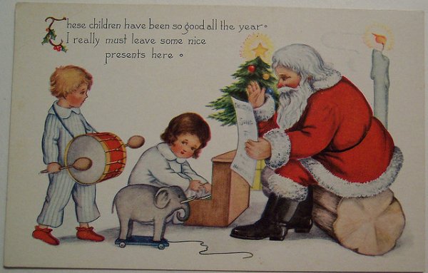 Новогодняя открытка на английском