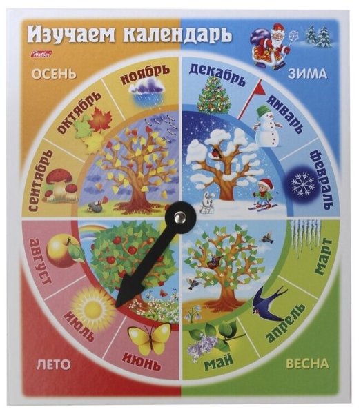Времена года и месяца для детей
