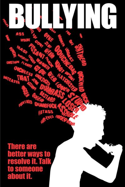 Плакат против буллинга в школе