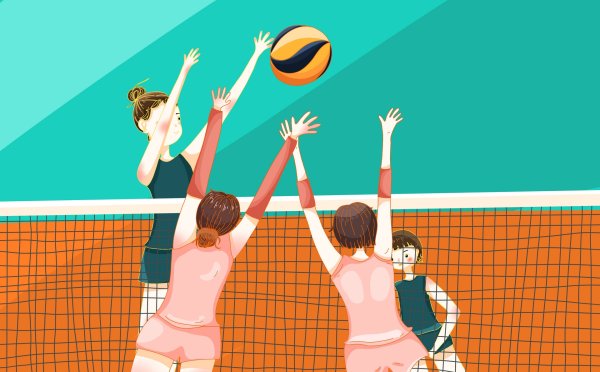 Коллаж на тему волейбол