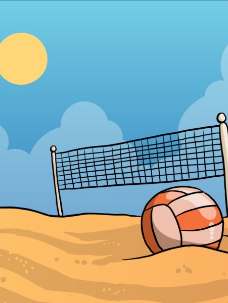 Волейбол рисунок