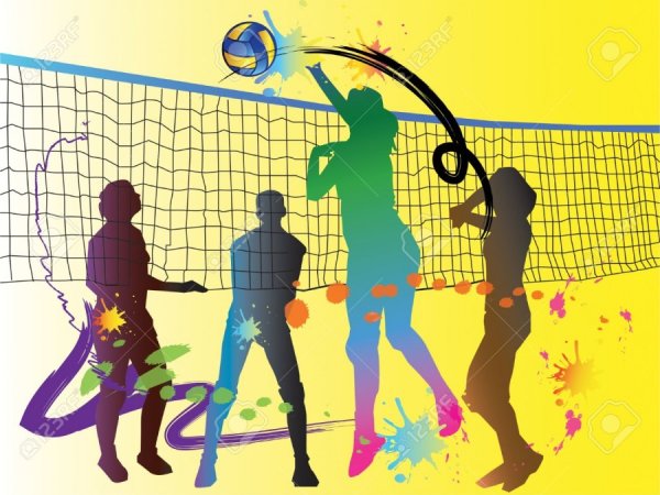 Коллаж на тему волейбол