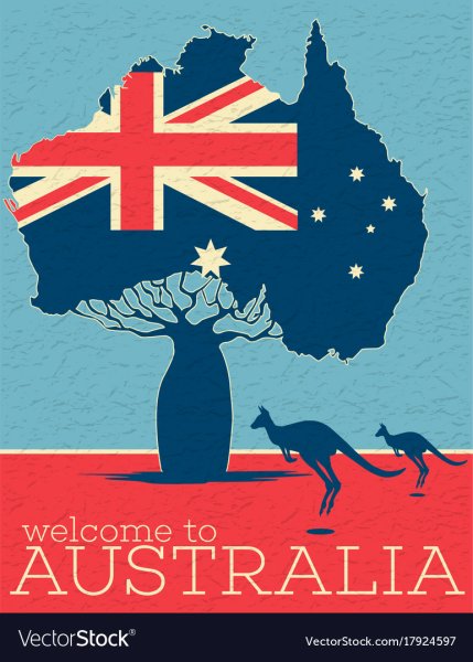 Австралия плакат